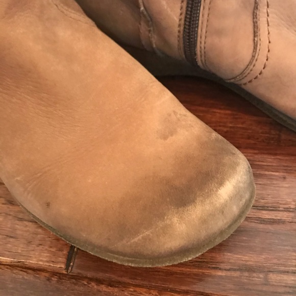 GUC Aldo Light Brown leather riding boots - Picture 3 of 7